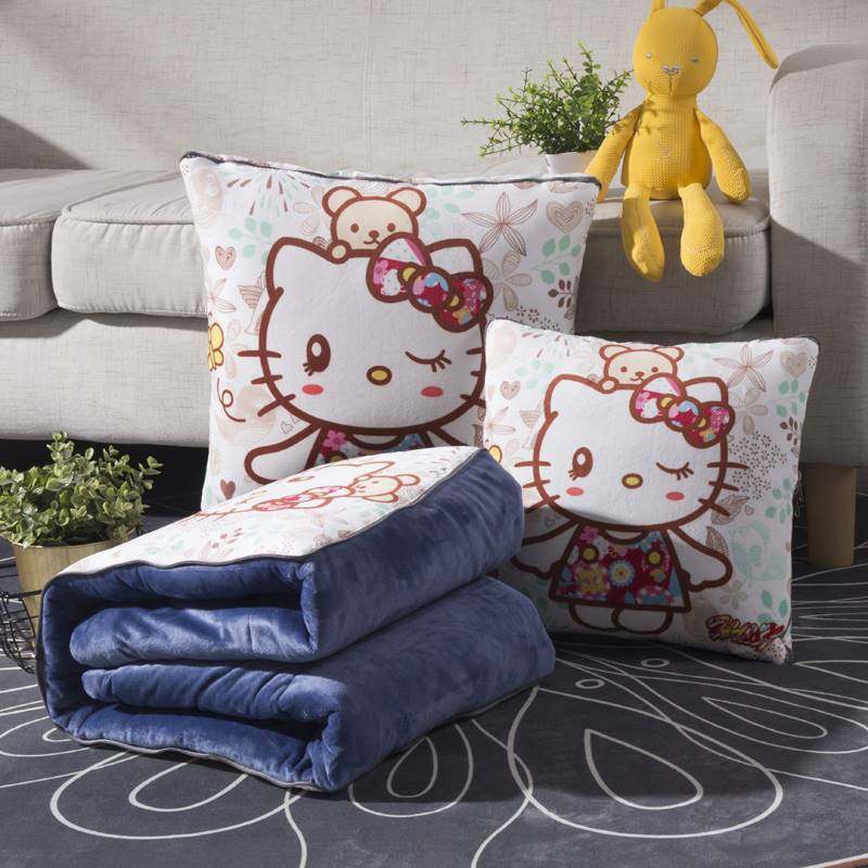 加厚午睡抱枕被子两用拉链靠枕头毛毯二合一靠垫被被办公室|ruв категории домашний ткань, подушка/подушка - от Buy2taobao.com для оказания профессиональной услуги покупки агента Taobao