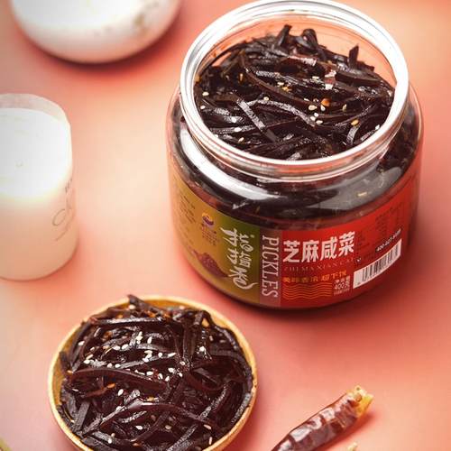 指指香芝麻咸菜罐装香辣芥菜丝