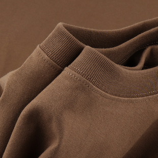 High Quality Men Plain Tshirt Women Basic T-shirt美式210g