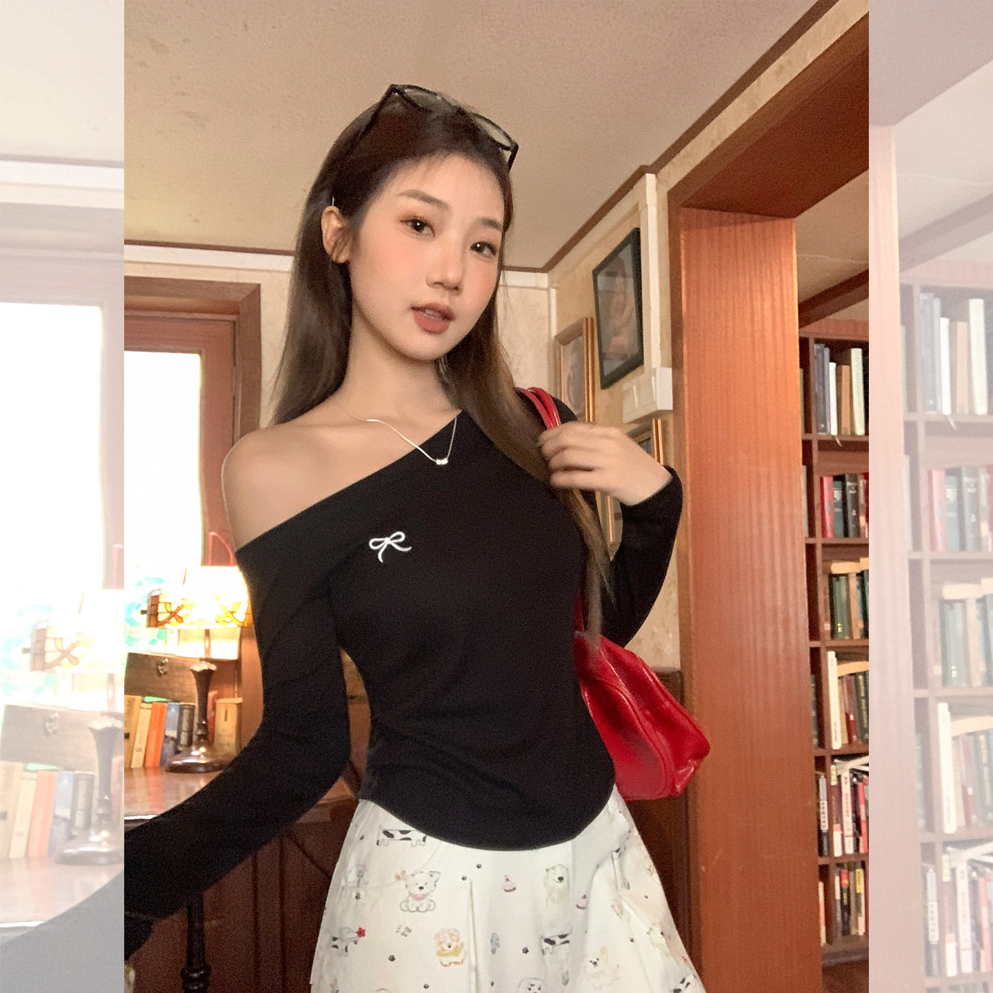 women sexy off shoulder t-shirt female crop top简约ootd纯色