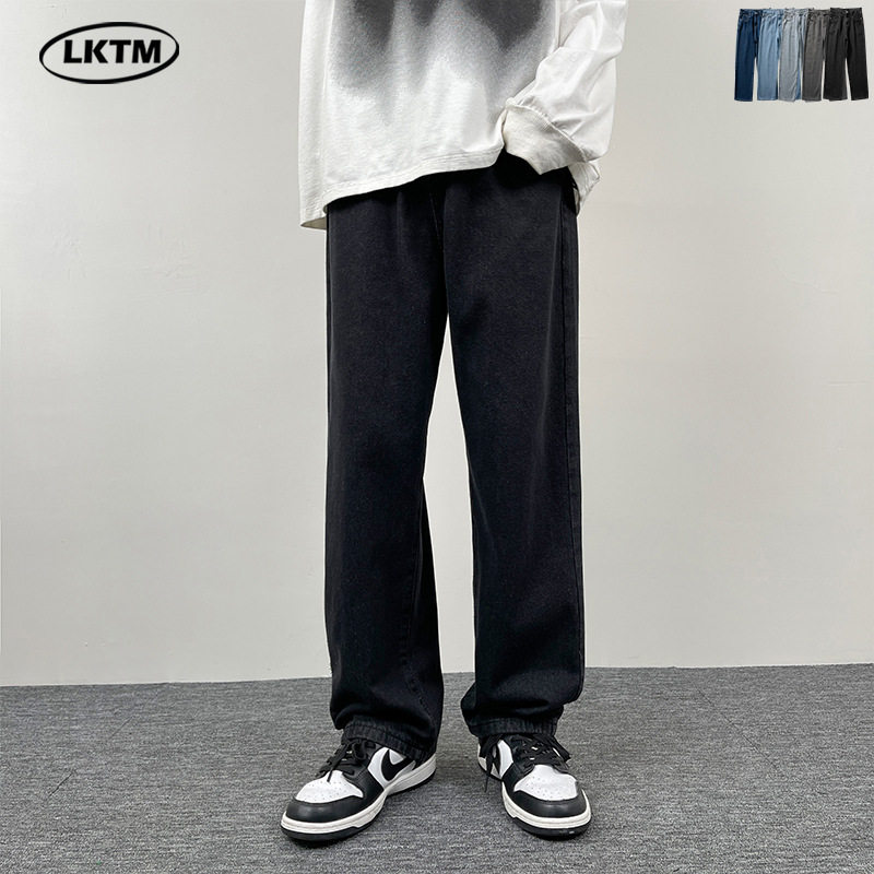 y2k jeans stylish denims pants streetwear trouserslktm男装#