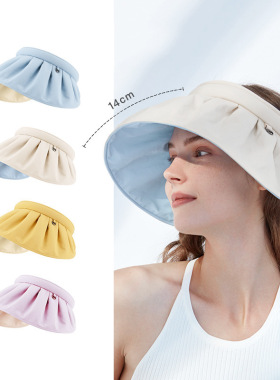 summer hat sun hats wide brim cap beach outdoor发箍防晒帽发