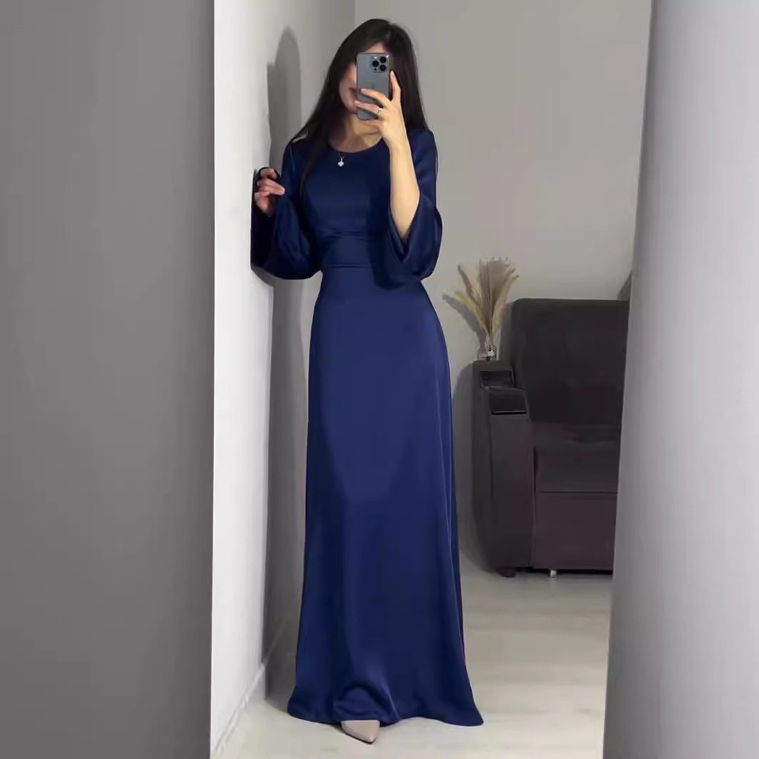 summer dress women casual elegant lady vestidos欧美新款收腰图片