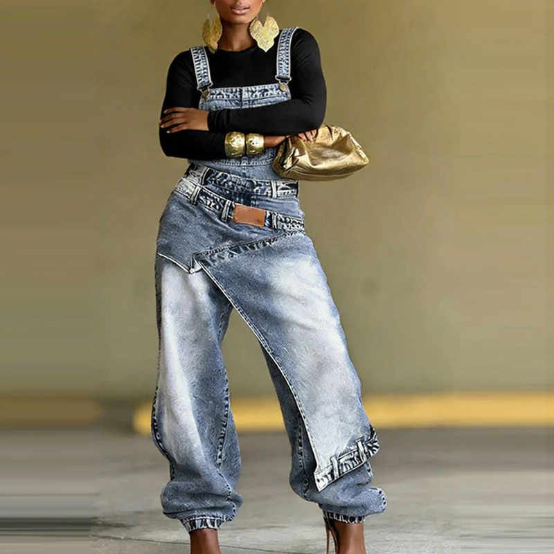 american style denim pants jeans trousers2026欧美新款时尚