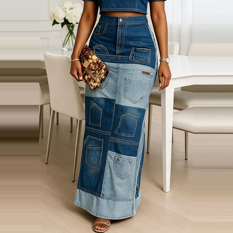 american style denim pants jeans trousers2026欧美新款时尚