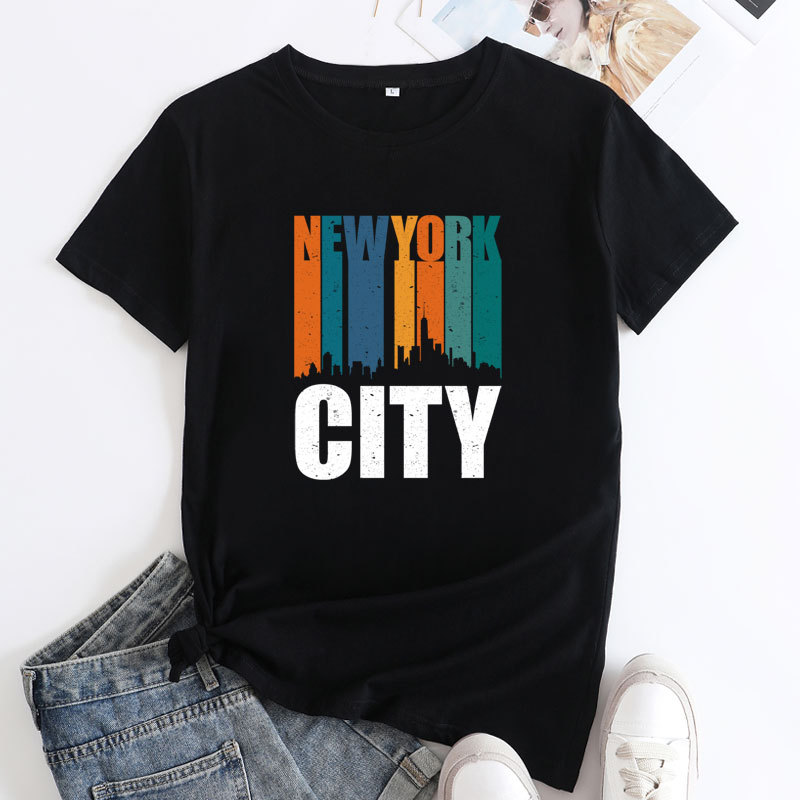 breathable cotton t-shirt women t shirt female tops short