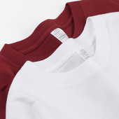 Cotton Tee TShirt Basic Long Sleeve Tops美式 250g重磅复古酒