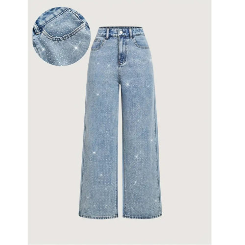 women's jeans stylish denim pants streetwear trousers欧美