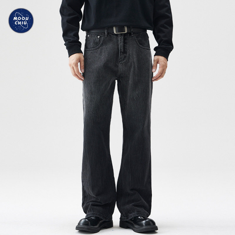 y2k jeans stylish denims pants streetwear trousers沐丘男装∣