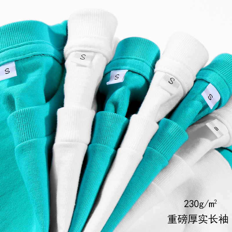 men t-shirt solid color women short sleeve high quality230g