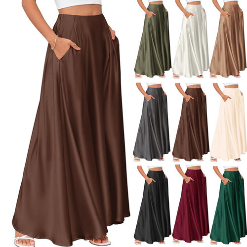 Ladies trendy streetwear long Skirt y2k women 2026欧美短裙女