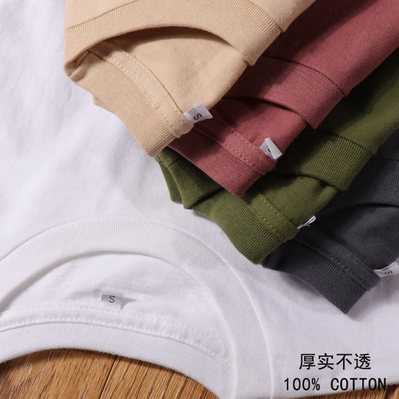 men t-shirt solid color women short sleeve high quality