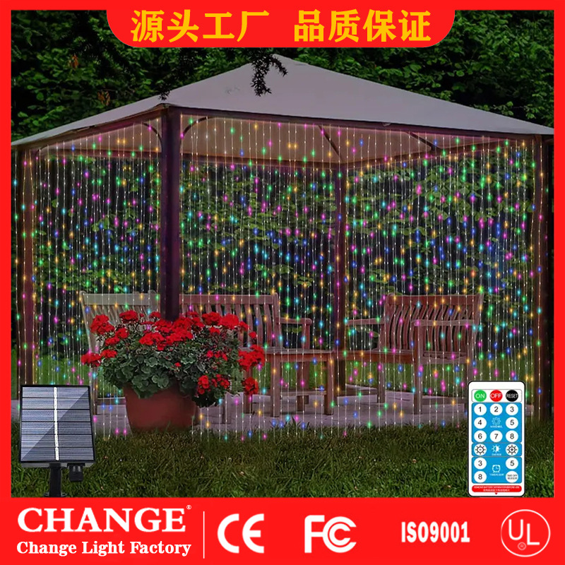 节日装饰灯Christmas Lights LED Fairy String Curtain Lights 8