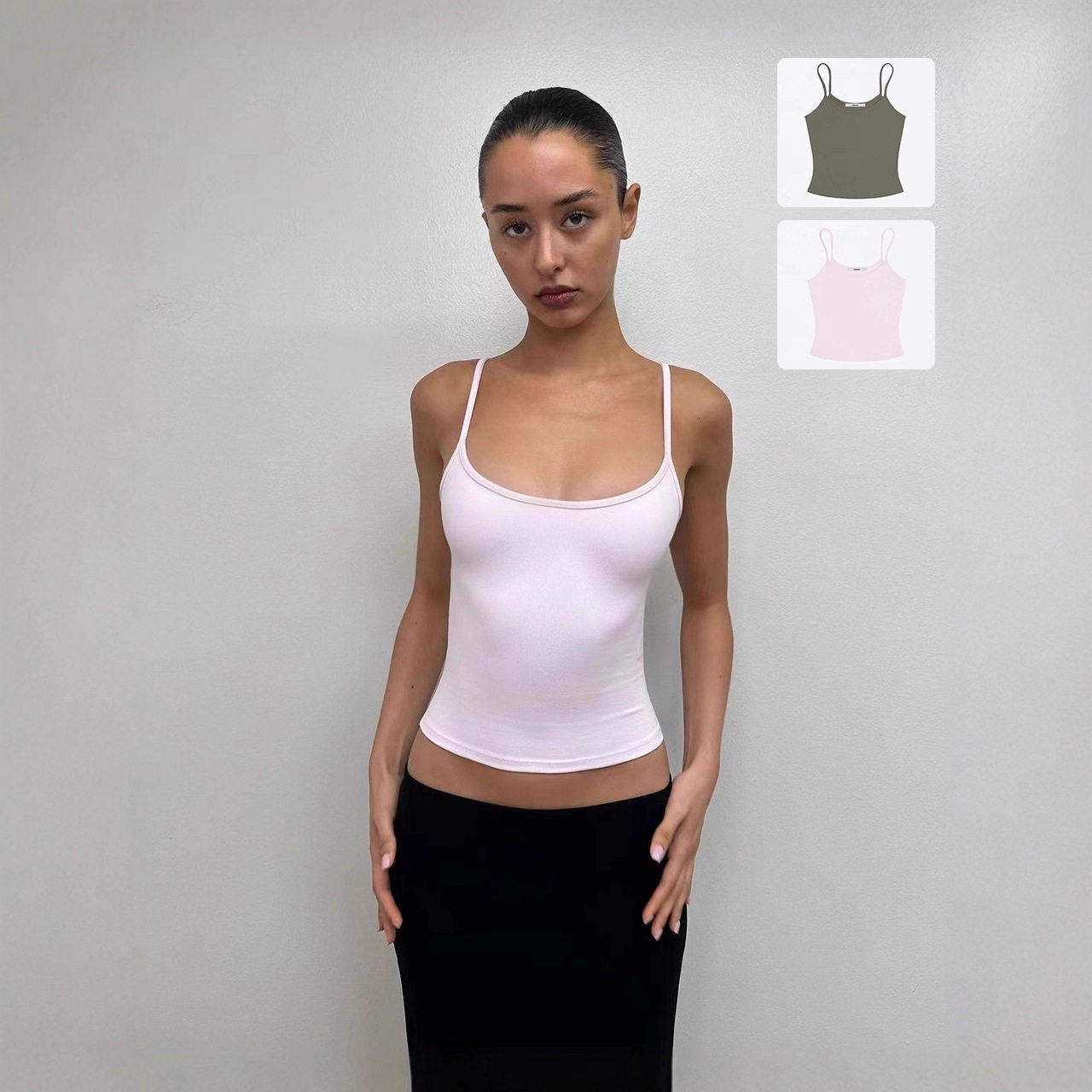 y2k tank air cami vest crop toptank air吊带背心美式性感辣妹