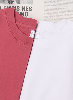 cotton tshirt long sleeve pullover tops250g重磅纯棉长袖宽松