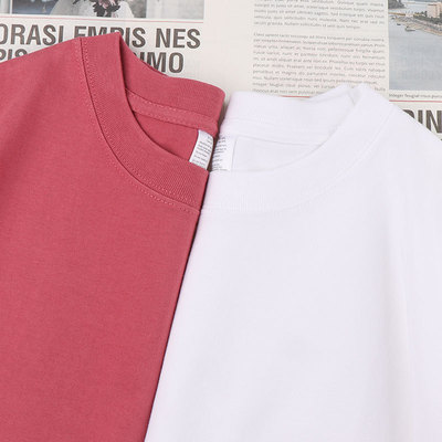 cotton tshirt long sleeve pullover tops250g重磅纯棉长袖宽松