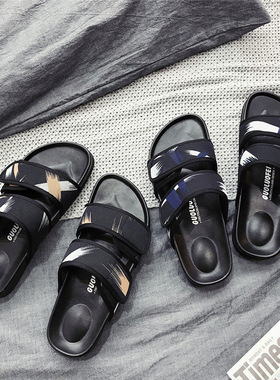 outdoor cork slippers for women man flats sandals slides