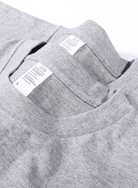 Quality Tshirt for Women Man t-shirt男女美式250g重磅灰色t恤