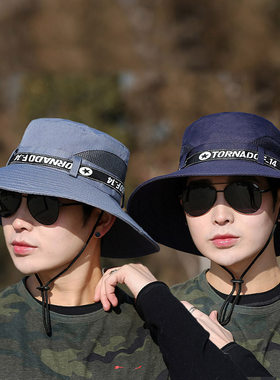 summer hat anti-uv sun hats wide brim cap登山钓鱼帽子迷彩