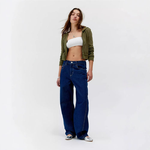 Fashion women jeans sexy low rise denim pants欧美复古水洗