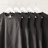 Plain Basic Tank Men Top Women Vest Couple日系230g重磅背心