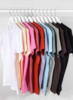 quality tshirt for women man t-shirt男女灰250g重磅深灰色