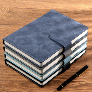 加厚B5本子笔记本定制印logo精致记事本A5磁扣商务办公工作会议记录本学生作业日记本礼盒套装 笔记本子