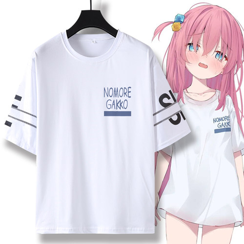 孤独摇滚同款短袖T恤男女同款的