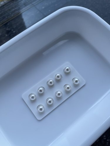 正圆，极光，微瑕！ 10～11mm澳白珍珠