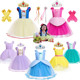 婴幼儿小童连衣裙灰姑娘乐佩苏菲亚贝尔公主裙子女童周岁生日礼服