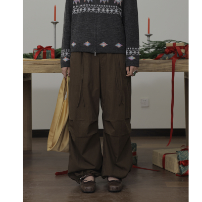 popoup休闲弹力气球降落伞裤