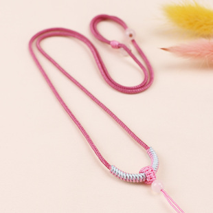 金泉华金刚结吊坠绳子手工编织项链绳挂件配绳男女可调节吊坠挂绳