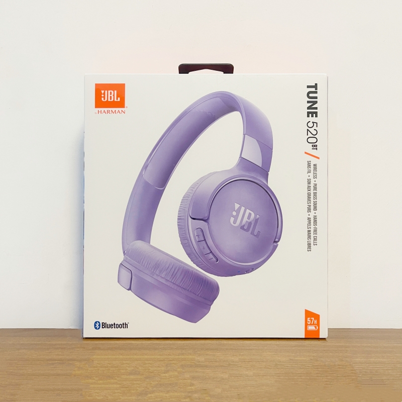 JBL TUNE520BT无线蓝牙耳机长效续航游戏头戴式耳机耳麦T520BT-封面