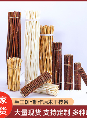 树枝装饰幼儿园手工diy材料