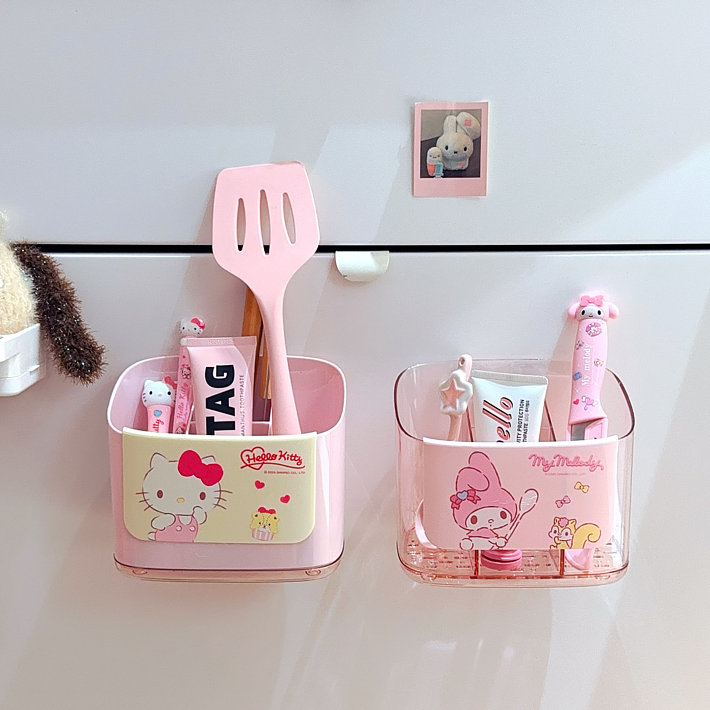 三丽鸥墙面餐具笼筷子勺子收纳盒可爱美乐蒂学生笔筒文具收纳筒,收纳整理,桌面收纳盒,淘宝优惠券,粉丝福利购,淘宝优惠卷