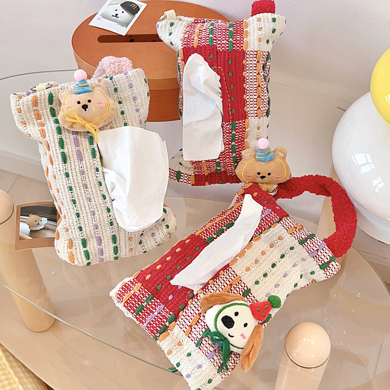 ins棉麻纸巾套棉绳挂式车载纸巾盒纸巾包湿巾袋漂亮的布艺抽纸盒,收纳整理,纸巾套,淘宝优惠券,粉丝福利购,淘宝优惠卷