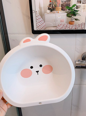 脸盆可爱兔子婴幼儿塑料盆