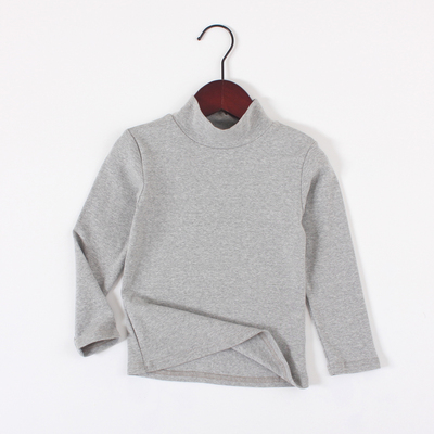 保暖纯棉春秋冬柔软半高领打底衫