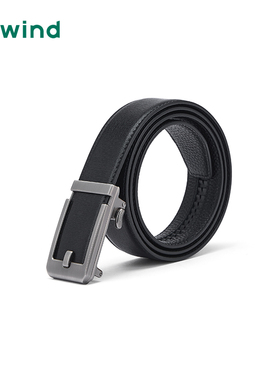 热风2025年秋季新款男士仿针扣自动扣皮带B83M25304