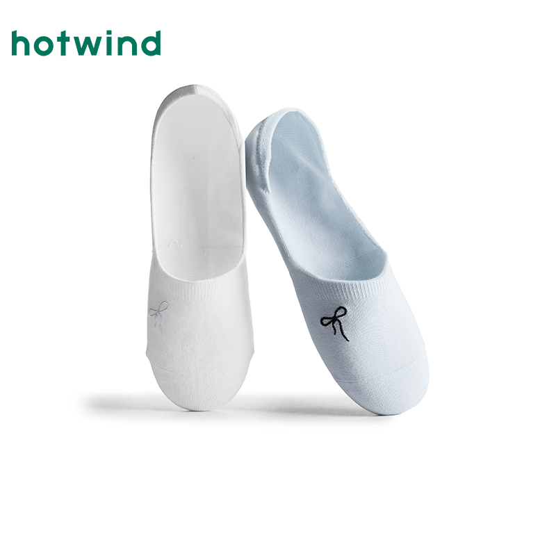 25年夏新款女士蝴蝶结刺绣隐形袜