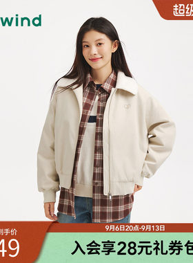 25年冬季新款女士翻毛领短夹克