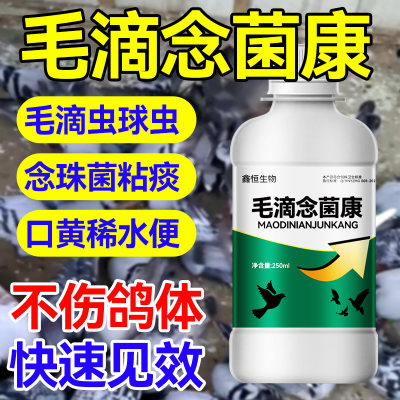鸽子用念珠菌毛滴虫不伤鸽体