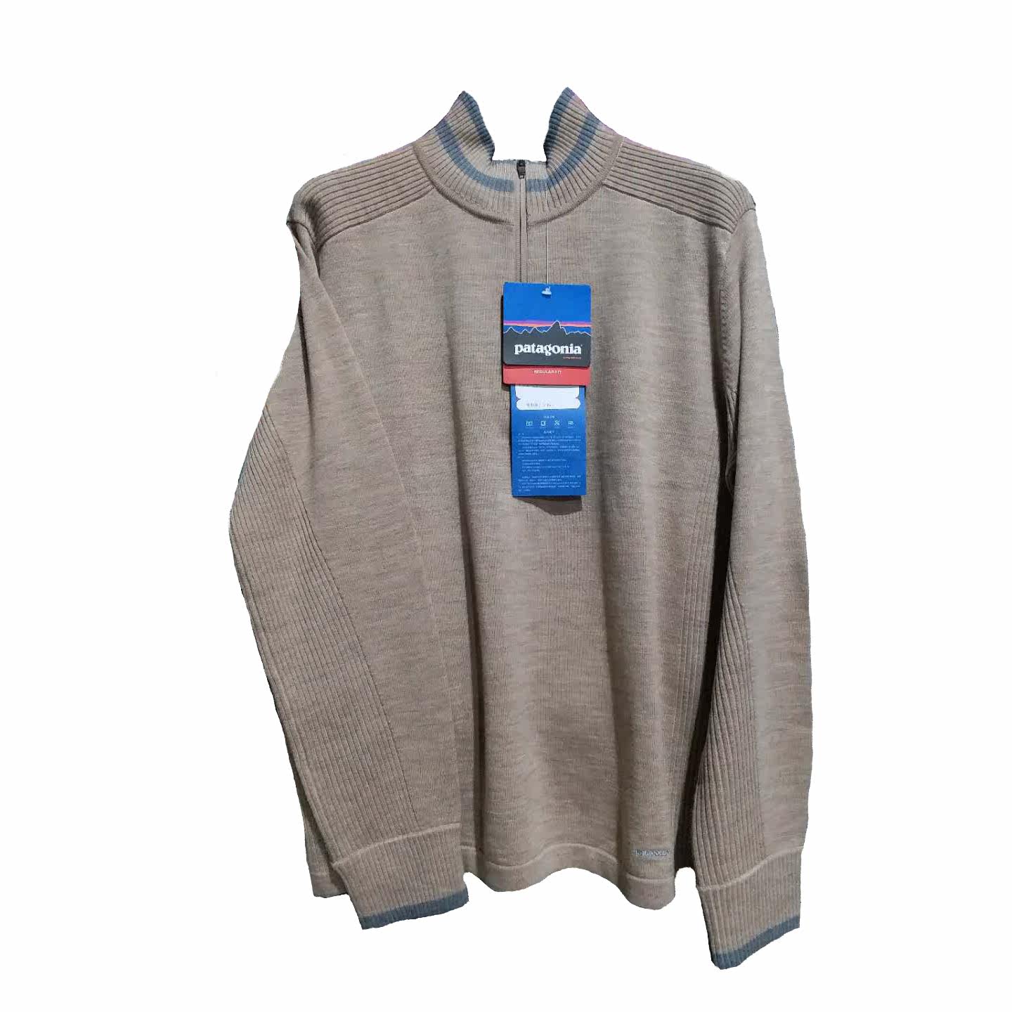 Patagonia 巴塔哥尼亚 100%美利奴羊毛男士套头半拉链毛衣|ruв категории Мужская одежда, свитер/свитер - от Buy2taobao.com для оказания профессиональной услуги покупки агента Taobao