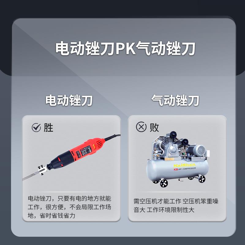 新款电动锉刀机往复式金属打磨修边去毛刺切割搓铁钢锉木工小包邮