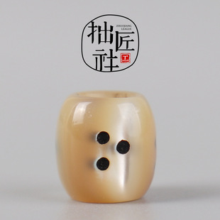 藏民手工制鱼骨咒点桶珠 手串项链小隔珠 手作diy配珠配饰