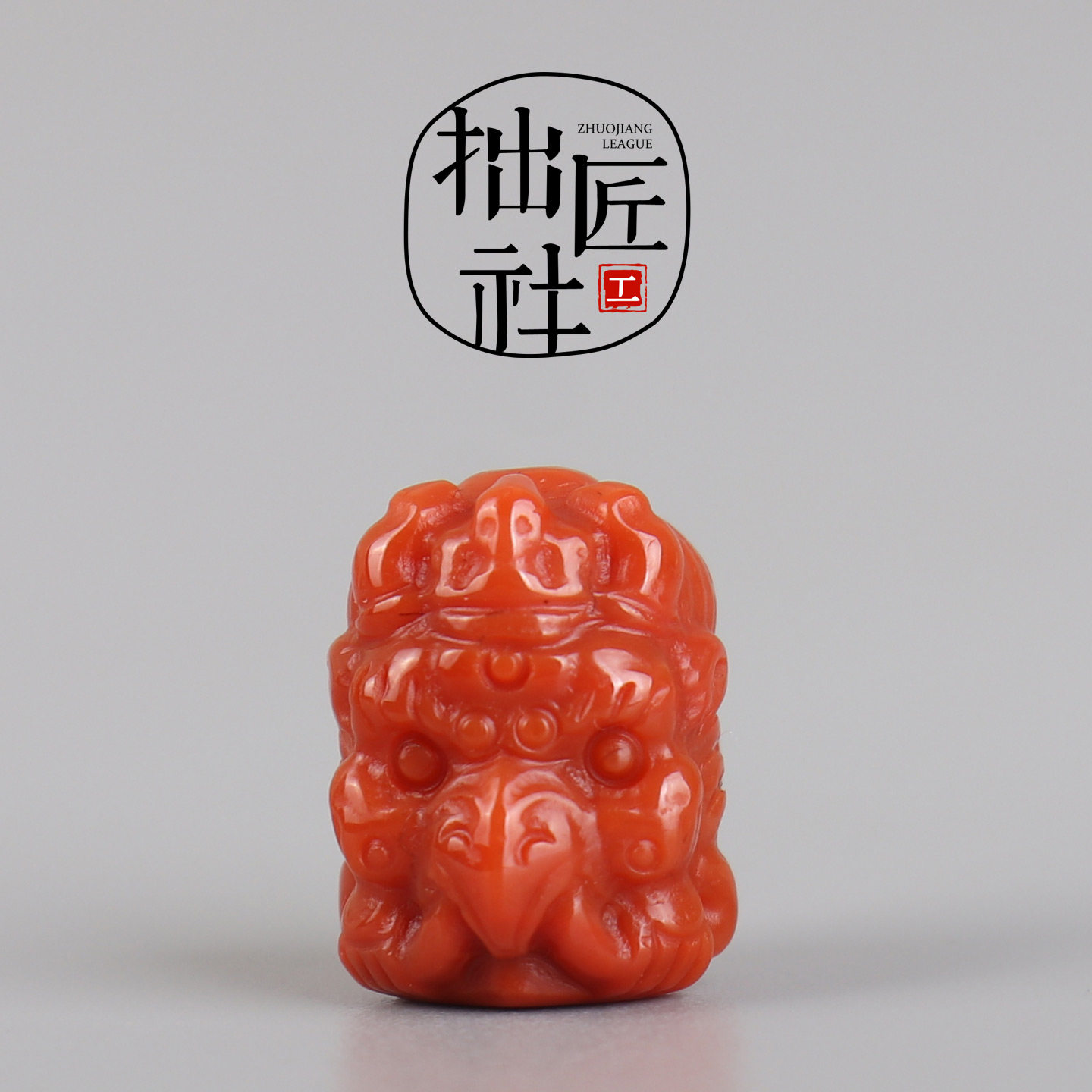 原矿南红大鹏鸟配饰 金刚菩提手串手链顶珠腰珠隔珠 项链吊坠背云图片