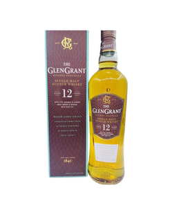 格兰冠12年GlenGrant 苏格兰单一麦芽威士忌酒吧基酒原装 进口洋酒