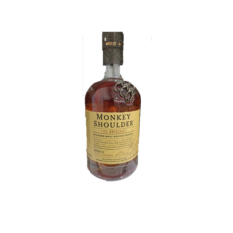 国行正品洋酒 三只猴子/猴子肩膀 苏格兰纯麦调和威士忌 MONKEY