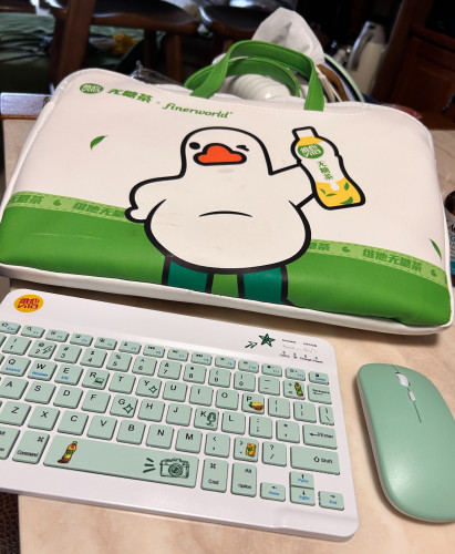 711便利店维他柠檬茶联名蓝牙键盘鼠标套装无线笔记本ipad通用