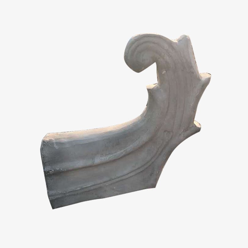 仿古翘角四合院屋檐瓦挑脚吻正吻屋脊古翘脚吻兽正吻垂兽翘脚装饰